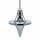 Pendel Messing verchromt -- 26 g; 3.5 cm