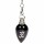 Pendel OHM poliert schwarzer Achat -- 16 g; 4 cm