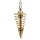 Pendelspirale aus Messing goldfarbig -- 26 g; 6 cm