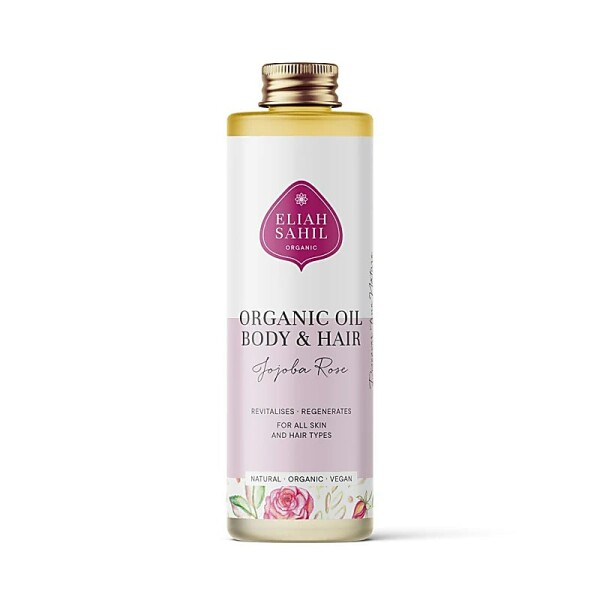 Pflegeöl Körper/Haar Jojoba Rose BIO Eliah Sahil -- 100 ml