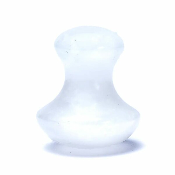 Pilzform Massagestein Bergkristall -- 4x3.5 cm