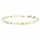 Prehnit Armband mit Facettenschliff elastisch -- 0.4 cm