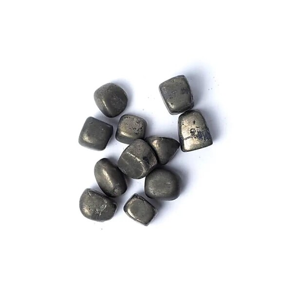 Pyrit-Trommelsteine A-Qualität -- ±1,5-3,5cm; ±300g