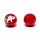 Qi Gong Kugeln Elefanten rot -- 3.5 cm