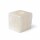 Quadratischer Selenit Teelichthalter -- &plusmn;8x8cm