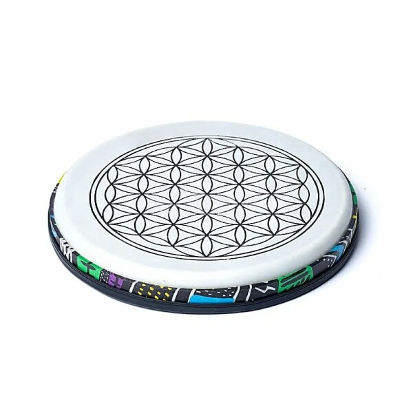 Rahmentrommel Blume des Lebens M -- 320g; 25,5cm