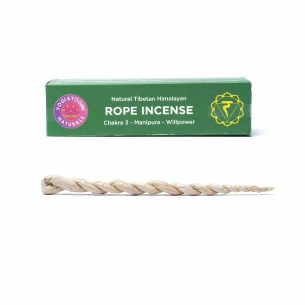 Räucherschnüre 3. Chakra Willenskraft -- ± 15 cm; ±43g