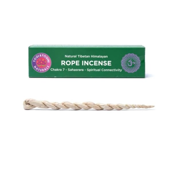 Räucherschnüre 7. Chakra Verbindungsfähigkeit -- ± 15 cm; ±43g