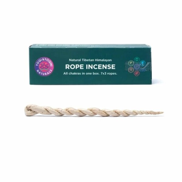Räucherschnüre Chakra Set 7x3 Schnüre -- ± 15 cm; ±45g