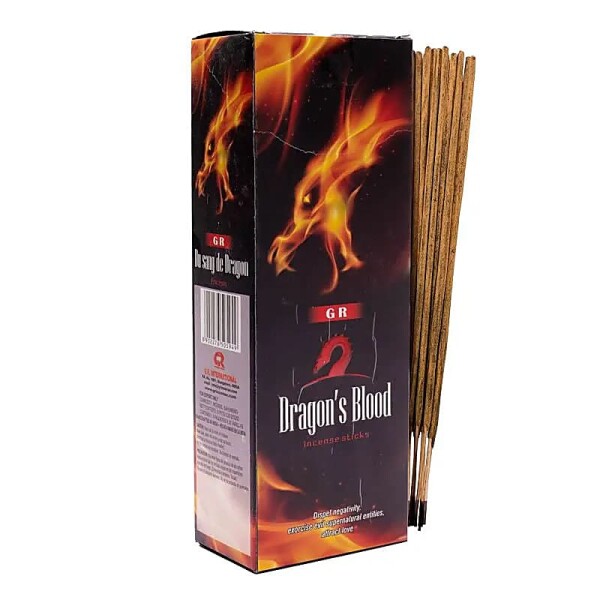 Räucherstäbchen Drachenblut 6eckige Verpackung -- 20 g