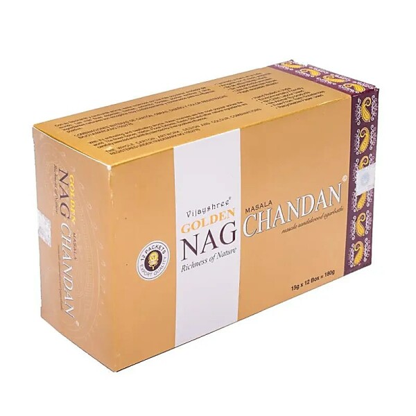 Räucherstäbchen Golden Nag Chandan -- 15 g