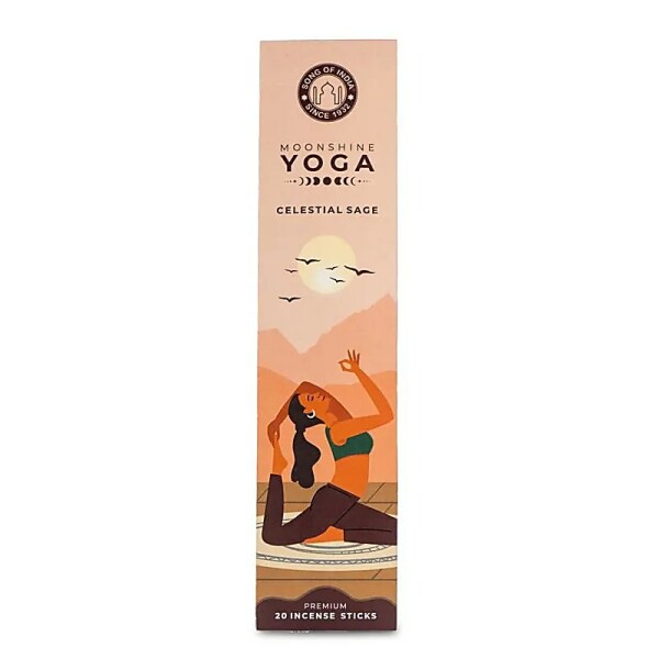 Räucherstäbchen Moonshine Yoga Celestial Sage -- 22 g