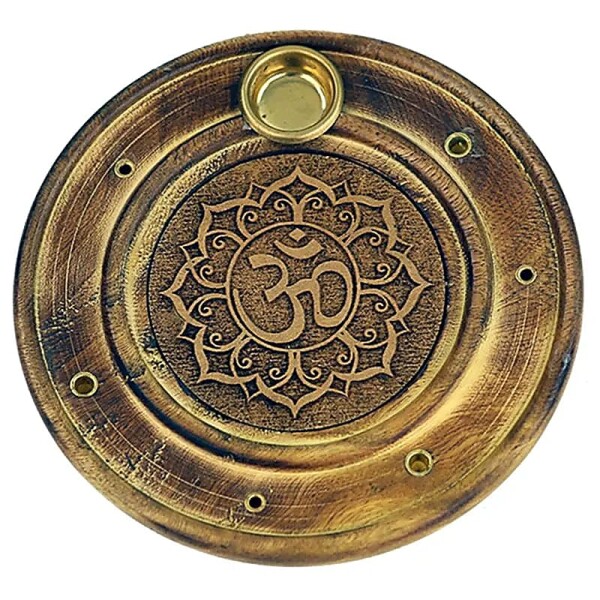 Räucherstäbchen-/Weihrauchkegelhalter OM -- 10 cm