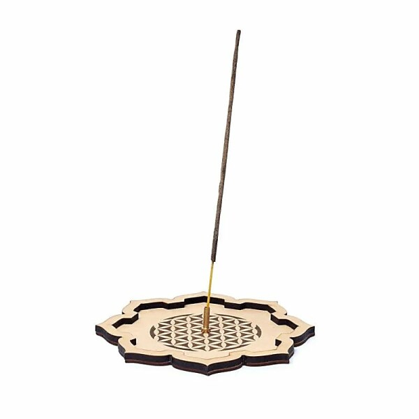 Räucherstäbchenhalter Blume des Lebens -- 15cm