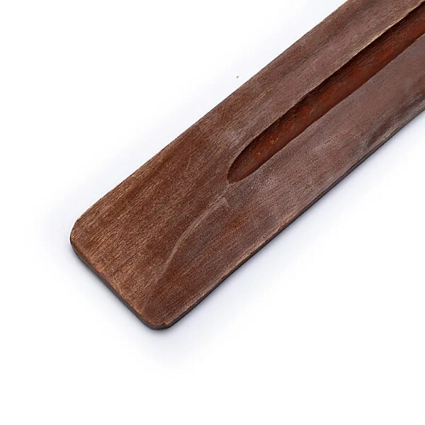 Räucherstäbchenhalter Holz Natur -- 25 cm