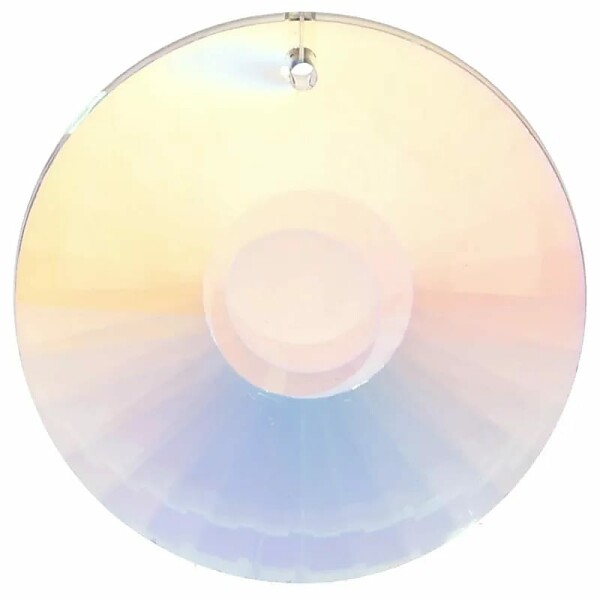 Regenbogen-Kristalle Kreis Perlmutt AAA Qualität -- 4.5 cm