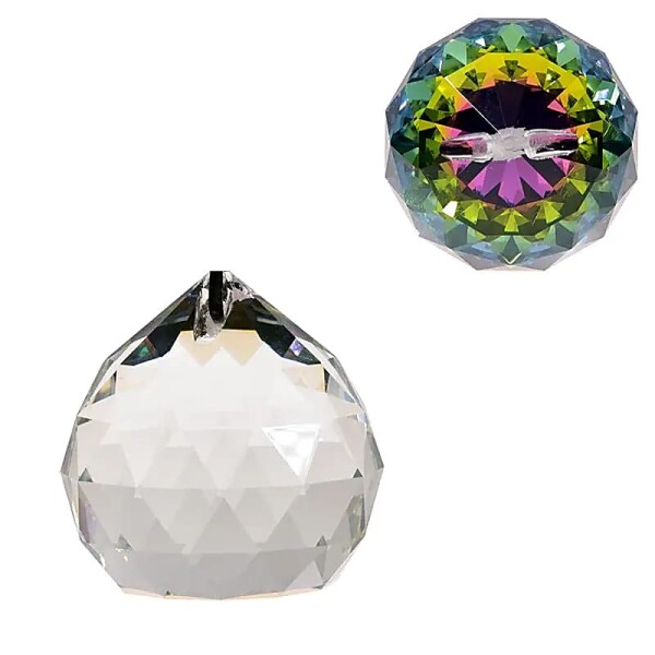 Regenbogen-Kristalle Kugel multicolor AAA Qualität -- 4 cm