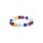 Ring 7 Chakra Steine elastisch -- 3mm
