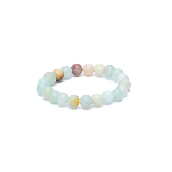 Ring Amazonit elastisch -- 3mm