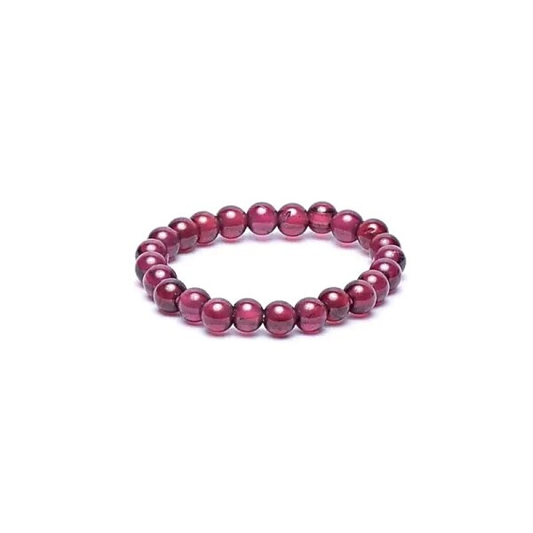 Ring Granat elastisch -- 3mm