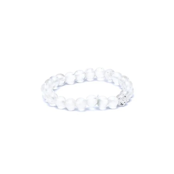 Ring klarer Quarz elastisch -- 3mm