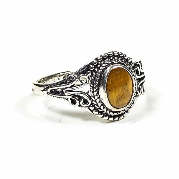 Ring mit Tigerauge -- 0.7cm
