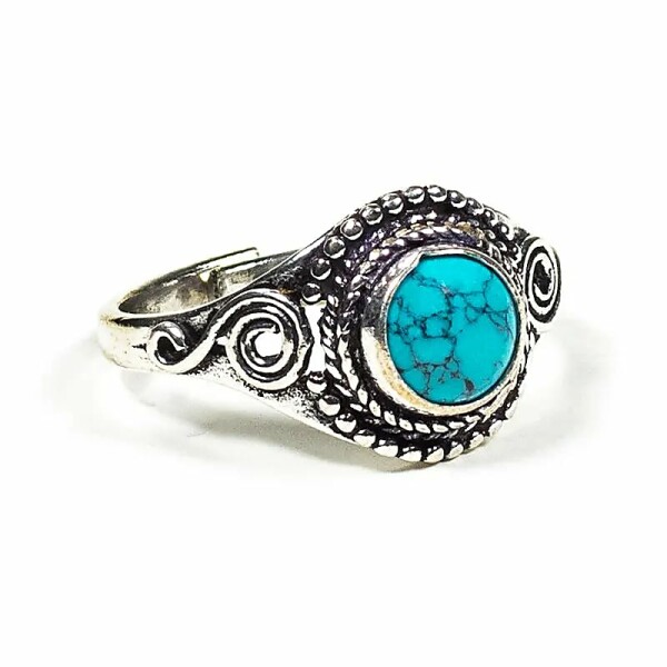 Ring mit Türkis -- 1cm