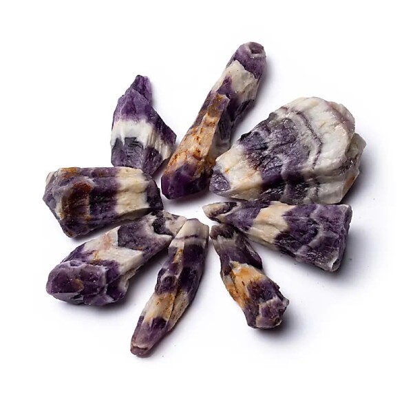 Roher Chevron Amethyst -- ±1000g; ±3-9cm