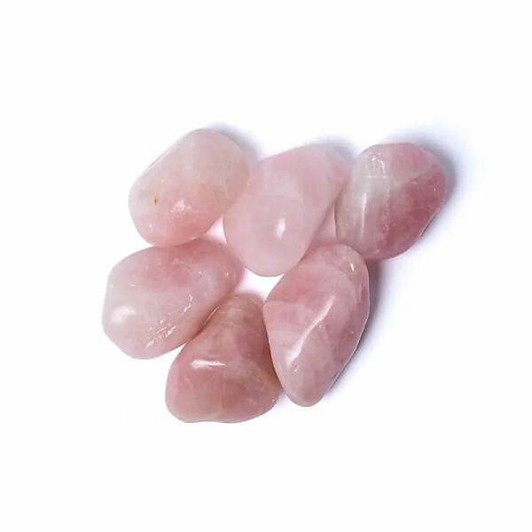 Rosenquarz Trommelsteine A-Qualität -- ±500g; ±4-6cm