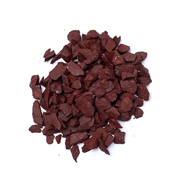 Rote Jaspis Chips  -- ±0.5-1.5cm; ±700g