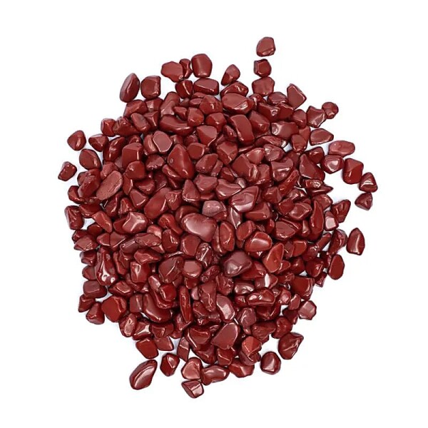 Roter Jaspis Trommelsteine A/B-Qualität -- ±800 g; ±0.5-2.5 cm