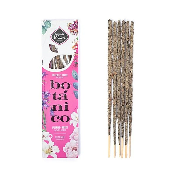 Sagrada Madre Botanico Räucherwerk Jasmin & Rosen -- ±20g