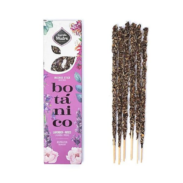 Sagrada Madre Botanico Räucherwerk Lavendel & Rosen -- ±20g