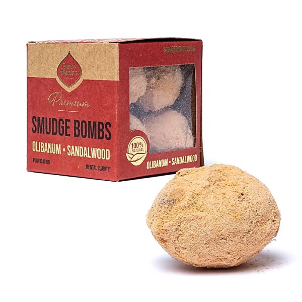 Sagrada Madre Premium Smudge Bomb Olibanum & Sandelholz -- ±65g