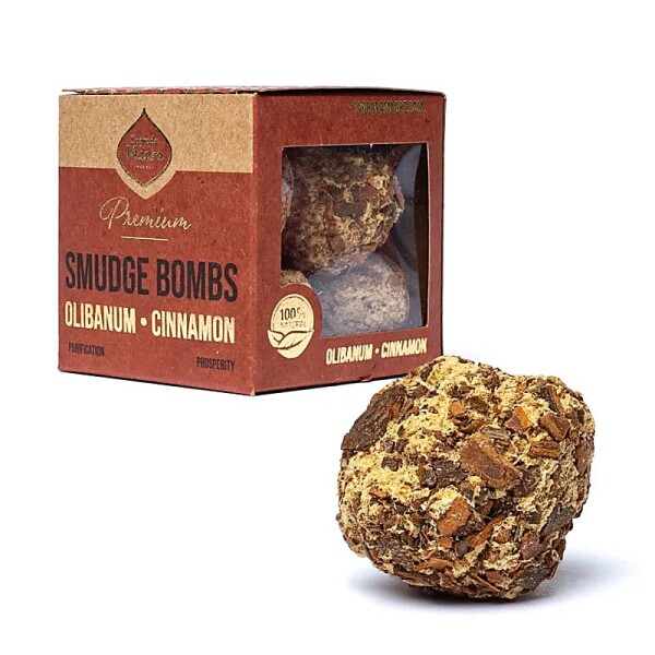 Sagrada Madre Premium Smudge Bomb Olibanum & Zimt -- ±65g