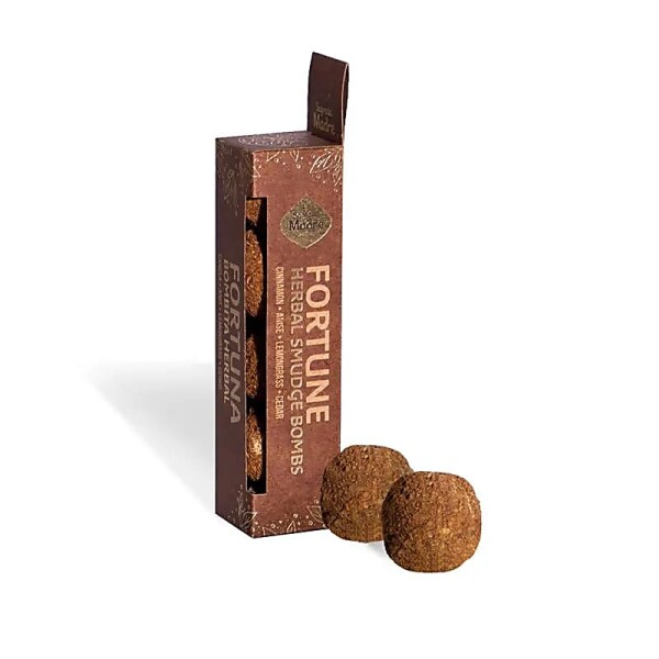 Sagrada Madre Premium-Kräuter-Räucherbomben Glück -- 38g