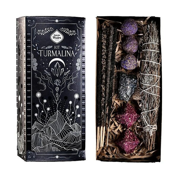 Sagrada Madre Räucherwerk Geschenkbox Turmalin -- 242g