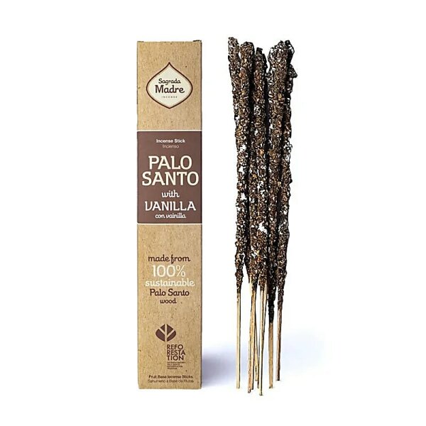 Sagrada Madre Räucherwerk Palo Santo & Vanille -- ±30g