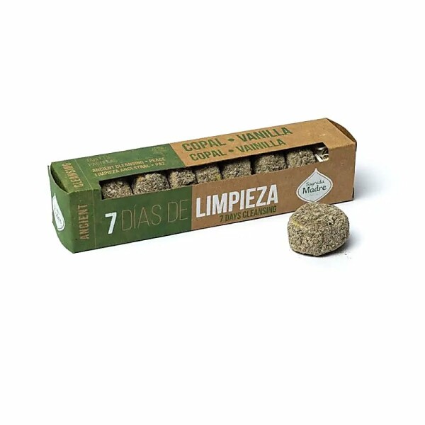 Sagrada Madre Räucherwerkcheiben 7 Tage Copal Vanille -- 44g