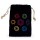 Samt Tasche mit 7 Chakras -- 19x13cm