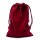 Samt-Geschenktasche bordeaux M -- 13x18cm