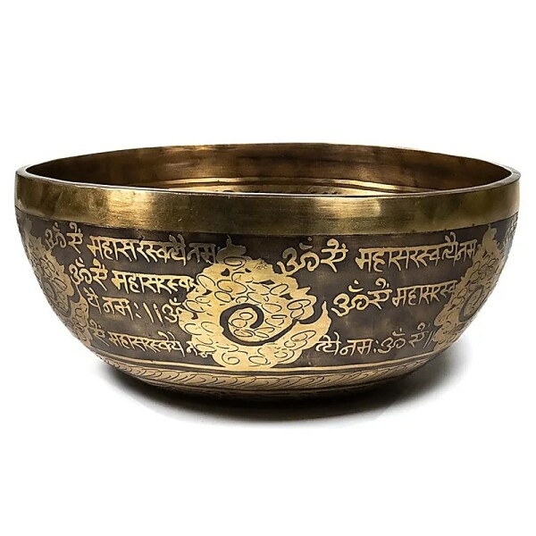 Saraswati Buddha Heilende Klangschale -- 1750-2000 g; 27 cm