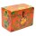 Schatzkiste Tibetisch handbemalt Blumen -- 10x12x17.5 cm