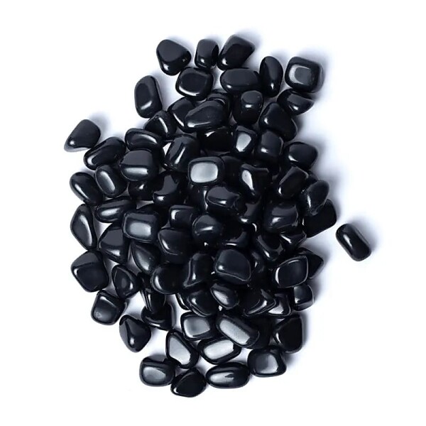 Schwarzer Achat Trommelsteine A Qualität -- ±1,5-3,5cm; ±1000g