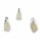Schwefelquarz Edelstein Anh&auml;nger &Ouml;se eingesteckt -- &plusmn;2-3cm