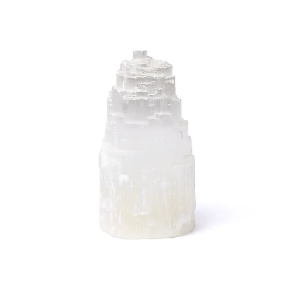 Selenit Eisberglampe -- ±16x3cm