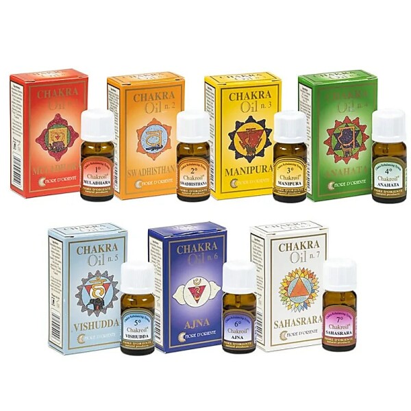 Set: 7 ätherische Chakra-Öle -- 10ml