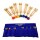Stimmgabel SET Chakra goldfarbig gewichtet -- 26cm