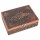 Tarot- und Schmuckkistchen Lotus Kupferfarbe -- 18x13x6 cm