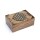 Tarotbox Blume des Lebens aus Mangoholz -- 18x12x7 cm